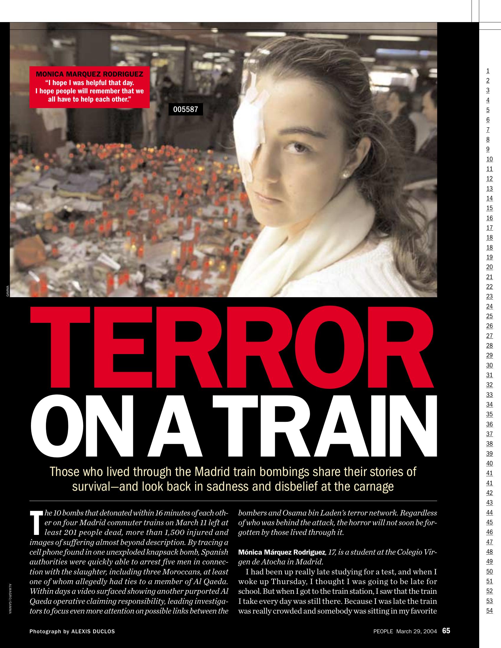 Terror on a Train - People, page 2