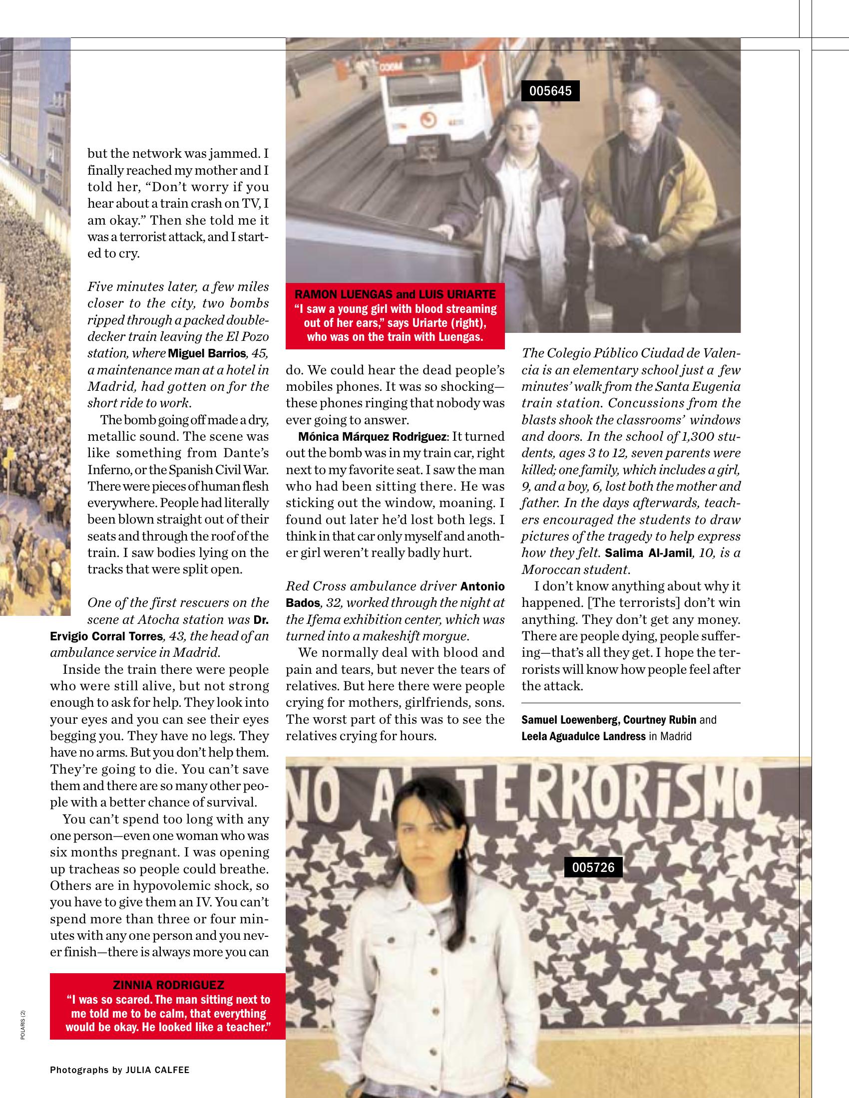 Terror on a Train - People, page 4